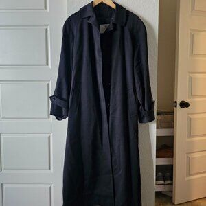 Vintage Aquascutum London Wool Trench Coat